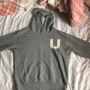 UGG gray and white pullover